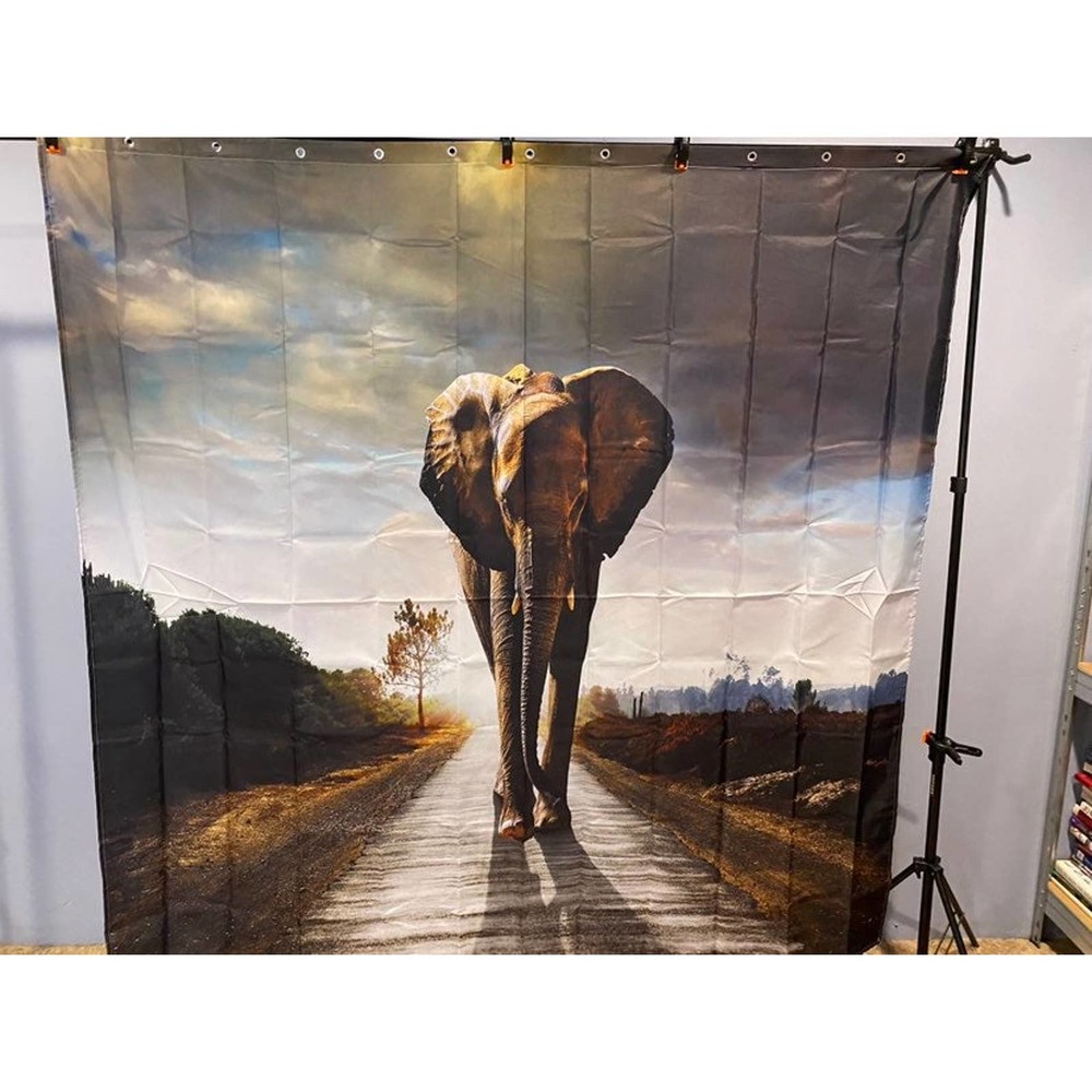 Brand New Elephant Shower Curtain